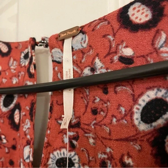 Free People Red Floral Jumpsuit - Picture 8 of 13